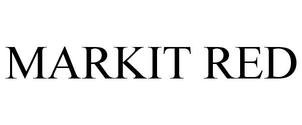 Trademark Logo MARKIT RED