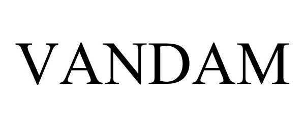 Trademark Logo VANDAM