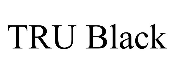 Trademark Logo TRU BLACK