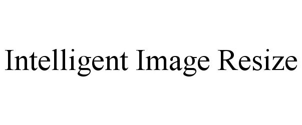  INTELLIGENT IMAGE RESIZE