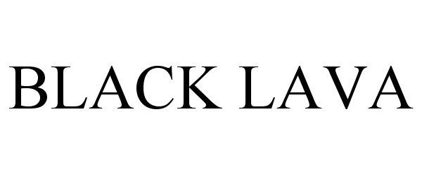  BLACK LAVA