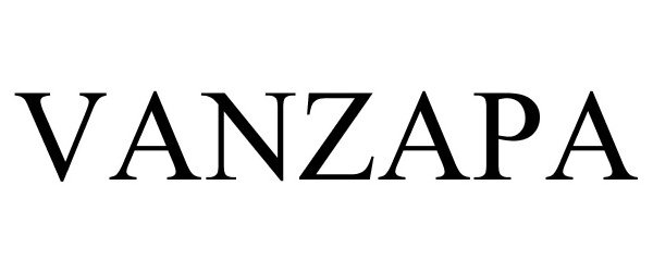 Trademark Logo VANZAPA