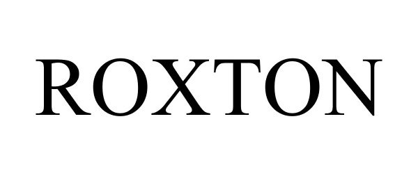 Trademark Logo ROXTON