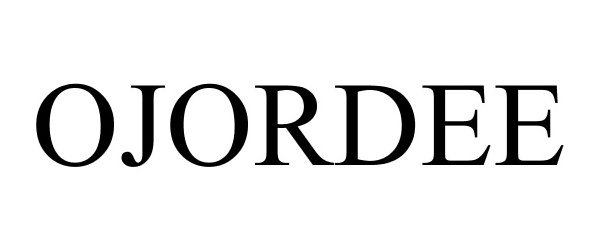 Trademark Logo OJORDEE