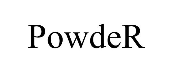 Trademark Logo POWDER