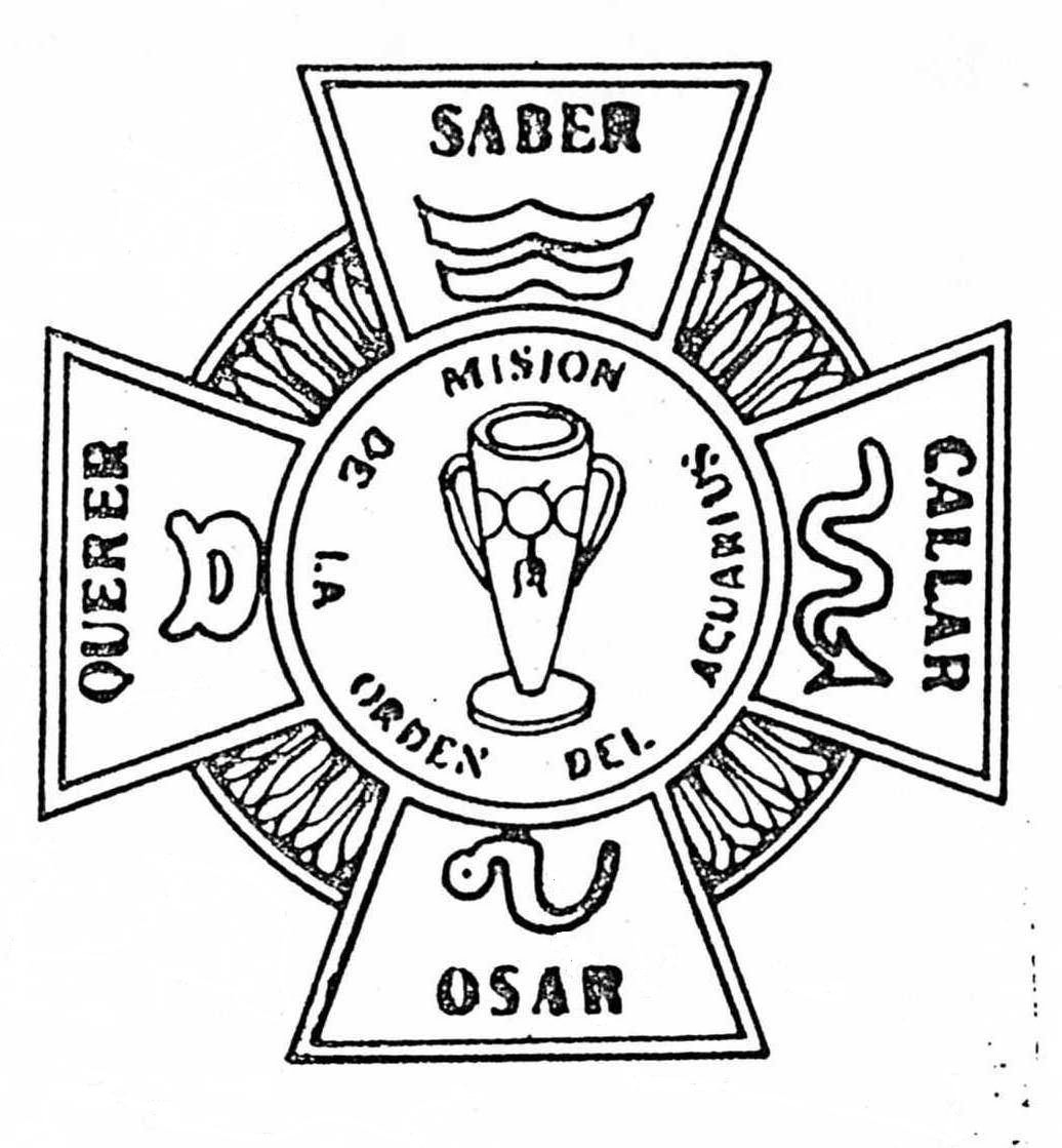 Trademark Logo MISION DE LA ORDEN DEL ACUARIUS SABER QUERER OSAR CALLAR