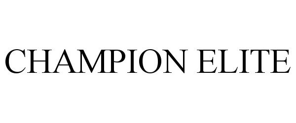  CHAMPION ELITE