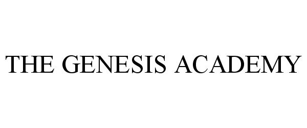  THE GENESIS ACADEMY