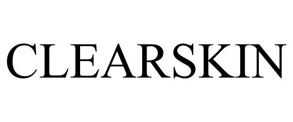 Trademark Logo CLEARSKIN
