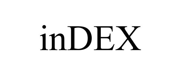 Trademark Logo INDEX