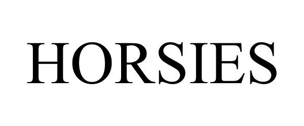 Trademark Logo HORSIES