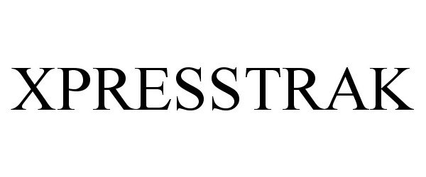 Trademark Logo XPRESSTRAK