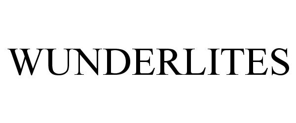 Trademark Logo WUNDERLITES