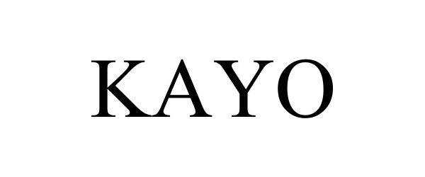 Trademark Logo KAYO