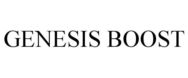 Trademark Logo GENESIS BOOST