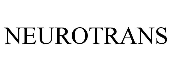 Trademark Logo NEUROTRANS