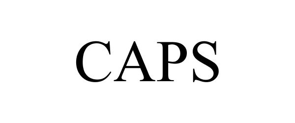 Trademark Logo CAPS