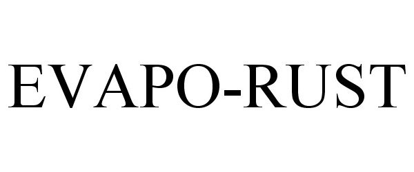Trademark Logo EVAPO-RUST