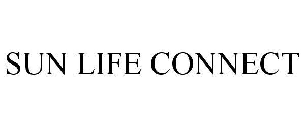 Trademark Logo SUN LIFE CONNECT
