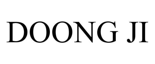 Trademark Logo DOONG JI