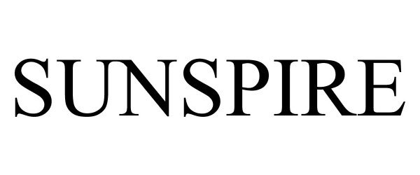 Trademark Logo SUNSPIRE