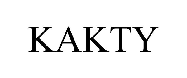 Trademark Logo KAKTY