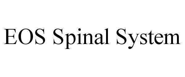  EOS SPINAL SYSTEM