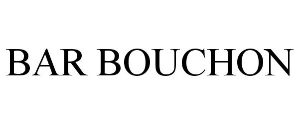  BAR BOUCHON