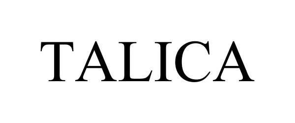 Trademark Logo TALICA