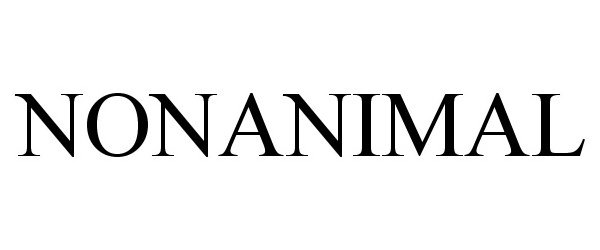 Trademark Logo NONANIMAL