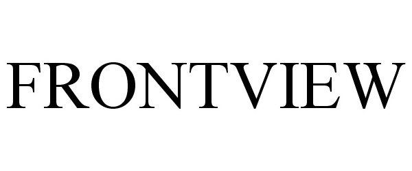 Trademark Logo FRONTVIEW
