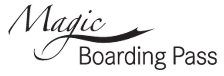 Trademark Logo MAGIC BOARDING PASS