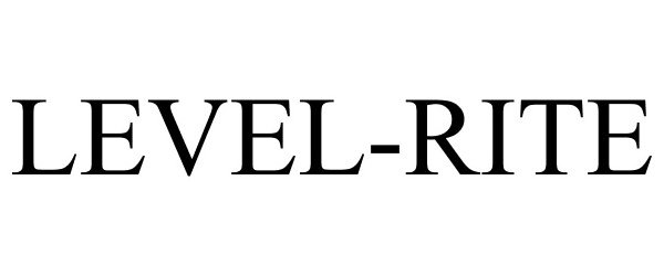 Trademark Logo LEVEL-RITE