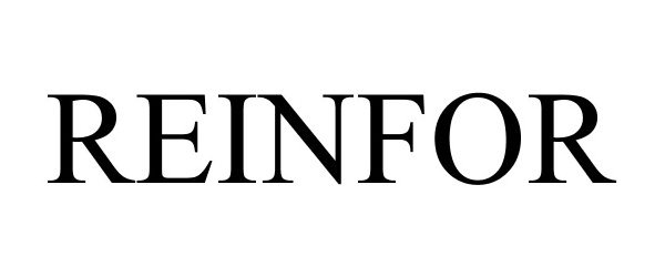 Trademark Logo REINFOR