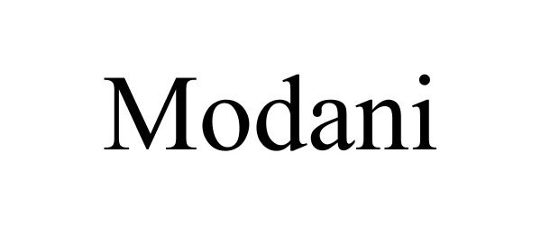 Trademark Logo MODANI
