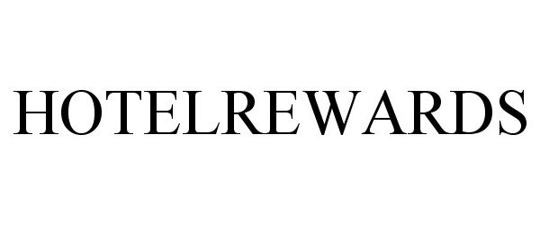 Trademark Logo HOTELREWARDS