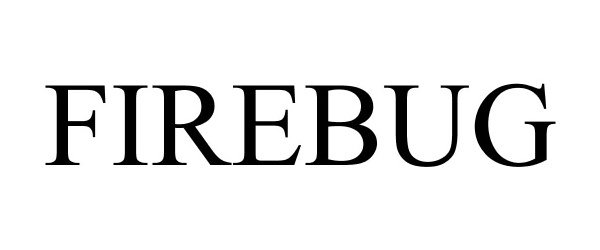 Trademark Logo FIREBUG