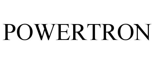 Trademark Logo POWERTRON