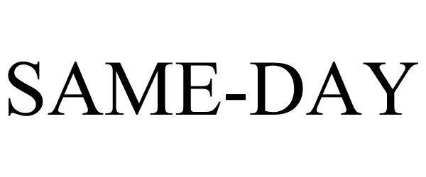 Trademark Logo SAME-DAY