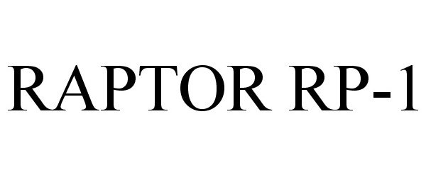 Trademark Logo RAPTOR RP-1