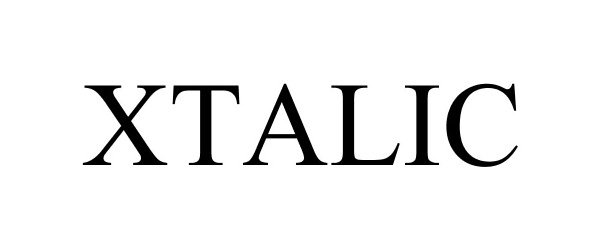 Trademark Logo XTALIC