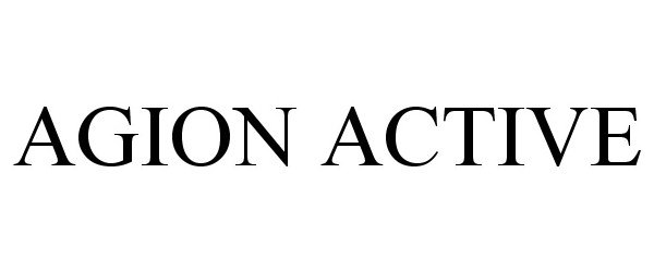 Trademark Logo AGION ACTIVE
