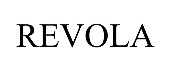 Trademark Logo REVOLA