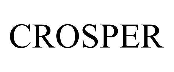 Trademark Logo CROSPER