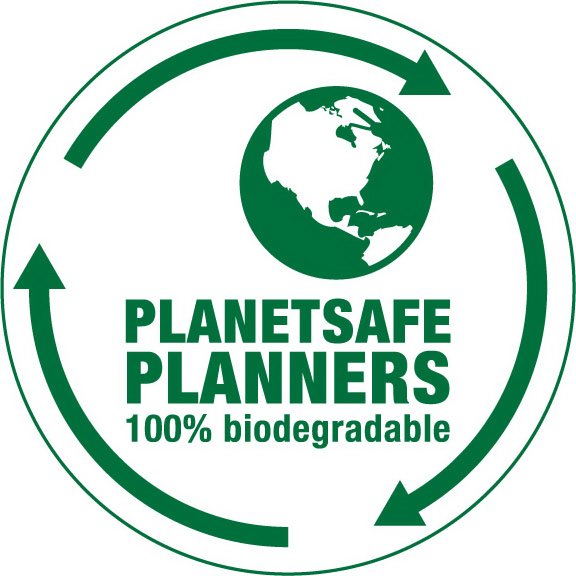  PLANETSAFE PLANNERS 100% BIODEGRADABLE