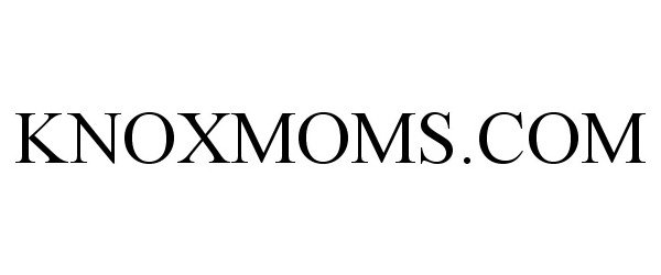 Trademark Logo KNOXMOMS.COM