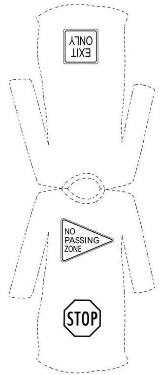  NO PASSING ZONE STOP EXIT ONLY