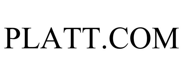 Trademark Logo PLATT.COM