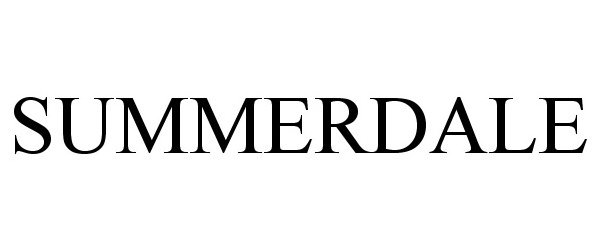 Trademark Logo SUMMERDALE