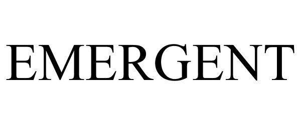 Trademark Logo EMERGENT